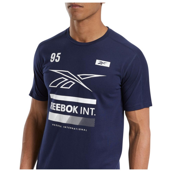 Reebok Ανδρική κοντομάνικη μπλούζα Reebok Ανδρική κοντομάνικη μπλούζα